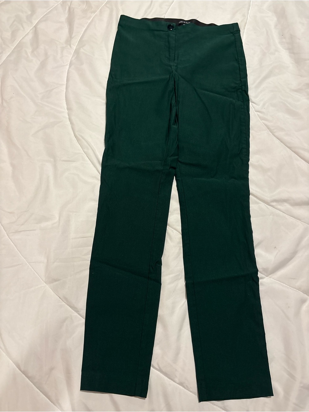 Violets & Rose Women's Forest Green Straight Leg Trousers size 6/28